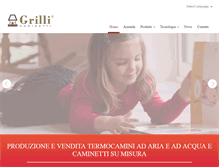 Tablet Screenshot of grillicaminetti.com